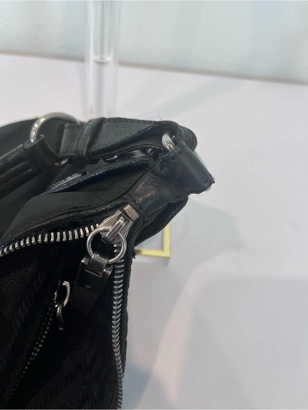 PRADA VINTAGE TESSUTO NYLON HOBO.